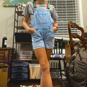 Overalls for ages 9-12, colorful